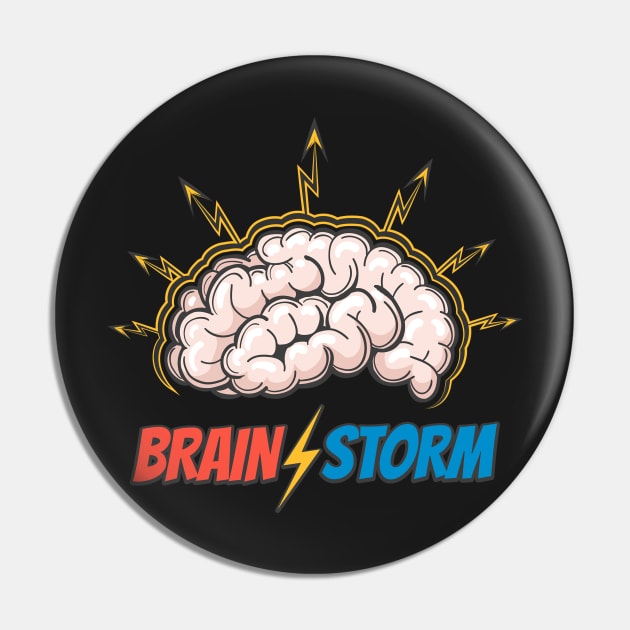 Hand Drawn Emblem of the thinking process, brainstorming, good idea, brain activity, insight. Pin by devaleta