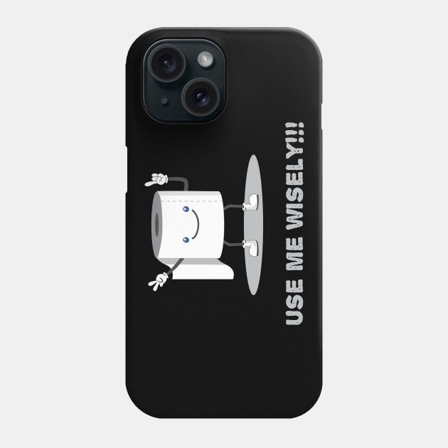 Toilet paper advise Phone Case by emma17