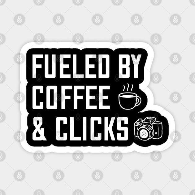 Fueld By Coffee & Clicks Magnet by Litehouse Tees