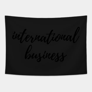 International Business Binder Label Tapestry