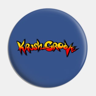 Krush Groove Records Pin