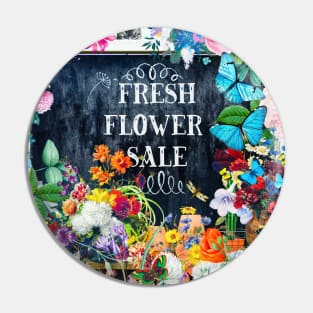 Flower Sale Pin