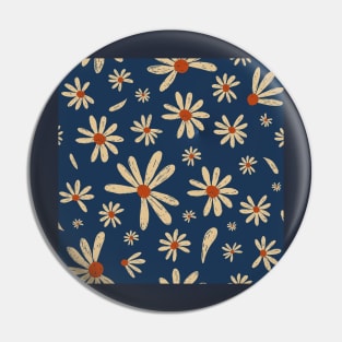 Daisy flower pattern Pin