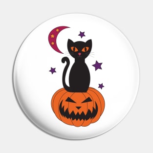 Halloween Ugly Sweater Pattern Pin