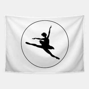 Ballerina Jumping! Tapestry