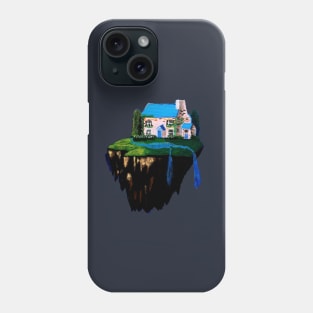 Unique floating space island - fantasy Phone Case