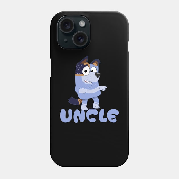 blueys uncle Phone Case by Iluminater