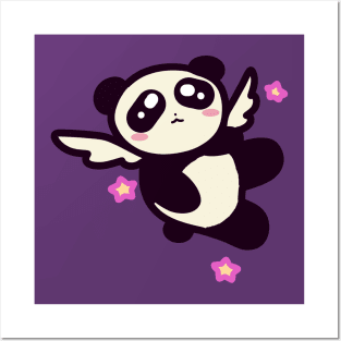 Kawaii chibi cute panda Poster by ChibiInstant