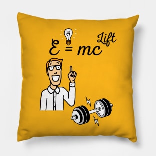 Lifting Scientist Pillow