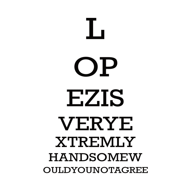 Shmigadoon Eye Chart by ybtee