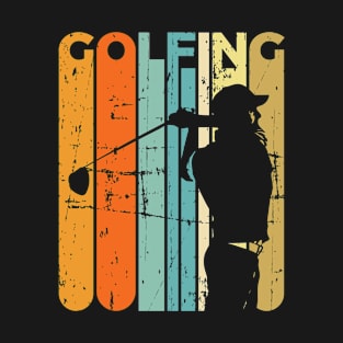 Retro Golfing Vintage Golfer Gift Golf T-Shirt