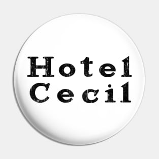 Hotel Cecil Vintage Pin