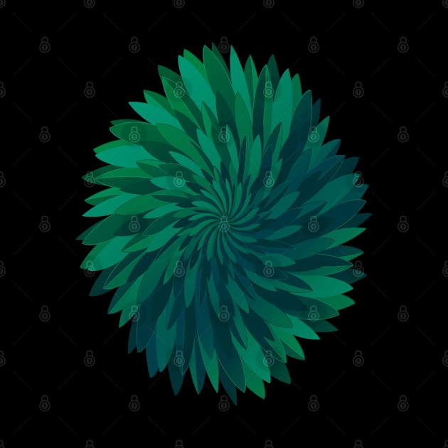 Abstract Chrysanthemum Flower by DaveDanchuk