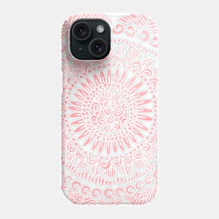 Blush Lace Mandala Phone Case