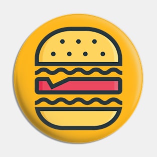 just a burger Pin