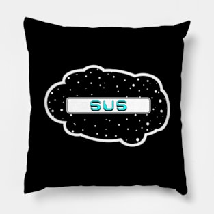 Cyan Sus! (Variant - Other colors in collection in shop) Pillow