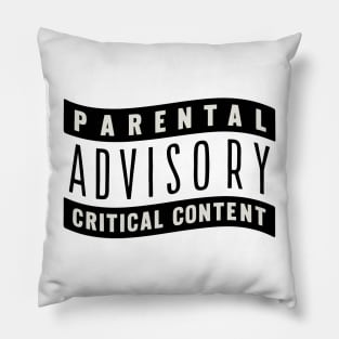 Parental-Advisory Pillow