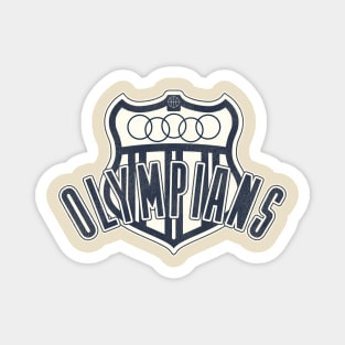 Defunct Indianapolis Olympians Basketball Team Magnet