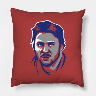 Josh Allen Portrait Buffalo Bills Pillow