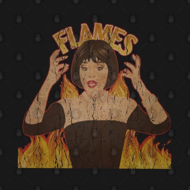 vintage 80s flames by arcilles