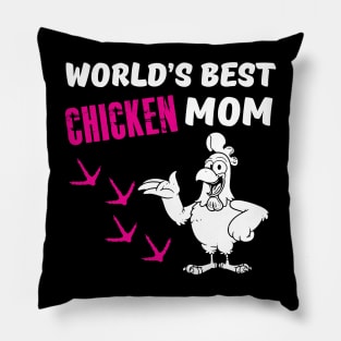 Chicken Mom Pillow