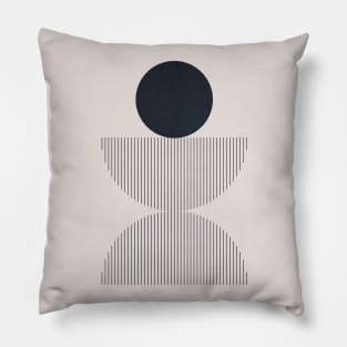 Mid-century modern Half circle Pillow