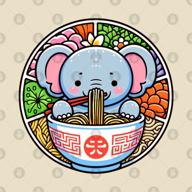 Ramen life elephant by Japanese Fever