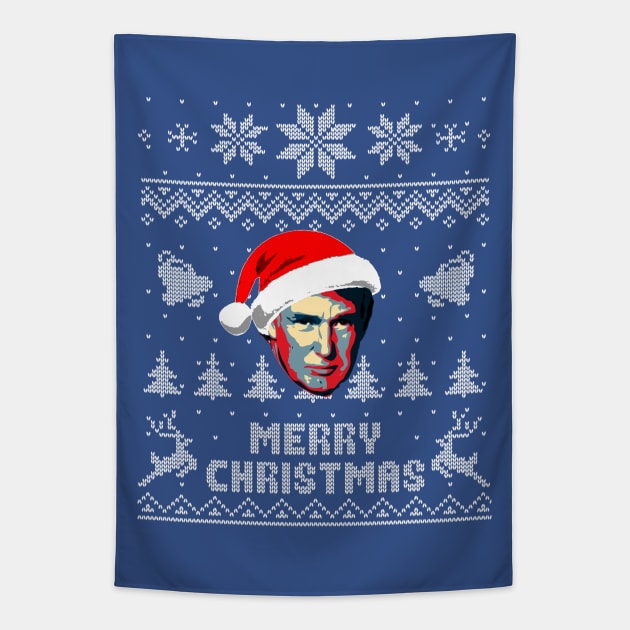 Merry Christmas Donald Trump Tapestry by Nerd_art