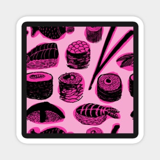 Pink sushi Magnet