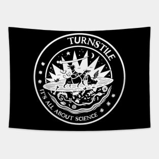 turnstile all about science Tapestry