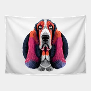 Basset Hound Dog Design Tapestry