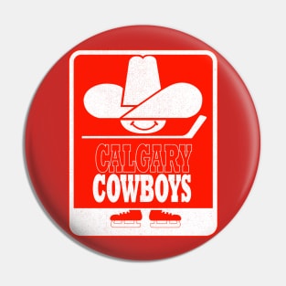 Vintage Calgary Cowboy Hockey Pin