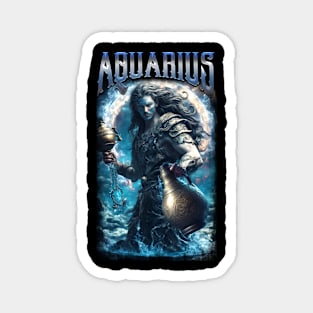 Aquarius Zodiac Magnet