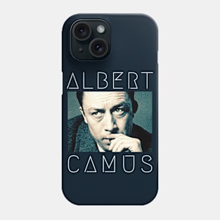 Albert  camus portrait art Phone Case