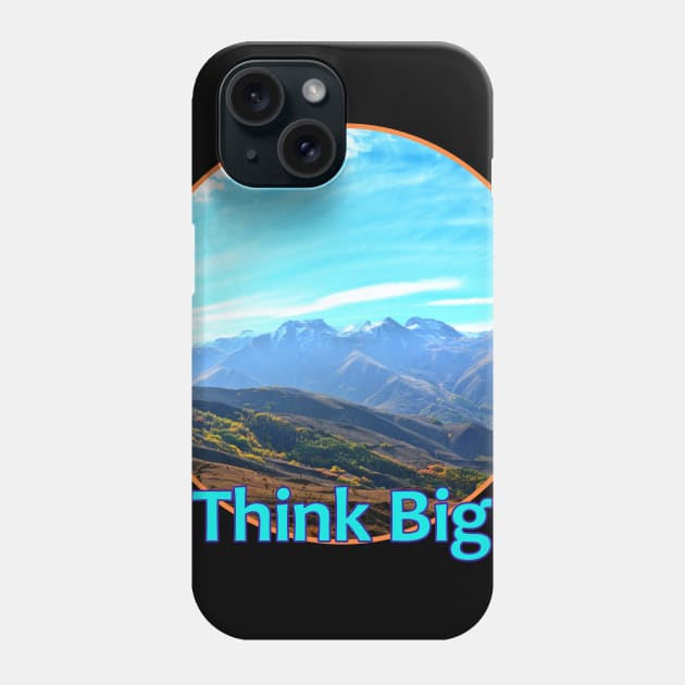 Circle Photo Mountains During The Day Phone Case by Lebihanto