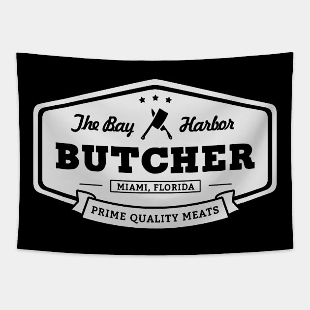 Dexter The Bay Harbor Butcher Tapestry by positive_negativeart