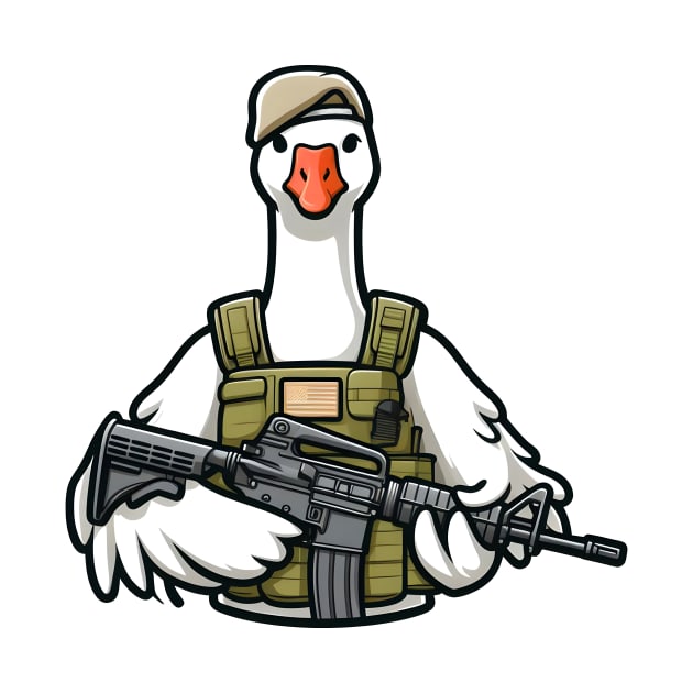 Tactical Goose by Rawlifegraphic