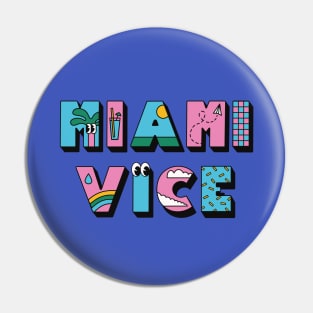 Miami Vice Pin