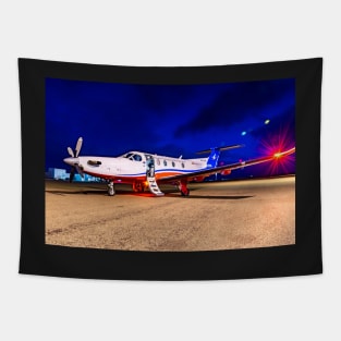 PC-12 at night Tapestry