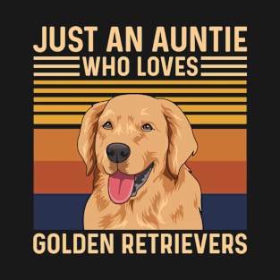 Dogs Design for a Golden Auntie T-Shirt