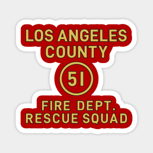 51 Fire Department Magnet