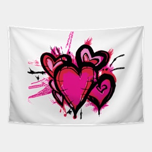 Graffiti Valentine, Valentine's Day gift ideas Tapestry