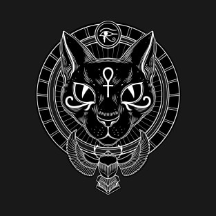 Bastet. Egyptian cat goddess T-Shirt