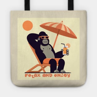 Relax and enjoy king kong Tote