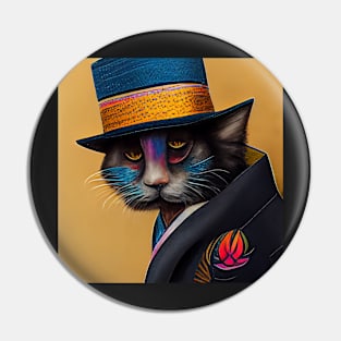 dapper cat Pin