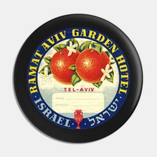 Ramat Aviv Garden Hotel Israel - Luggage Label Pin