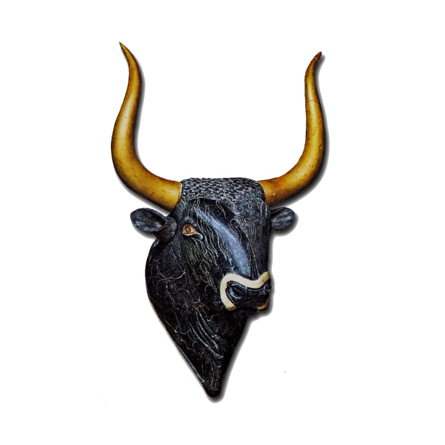 Bull's Head of Knossos - Minoan Culture by Naves