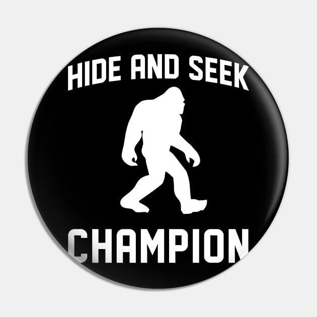 Bigfoot Hide And Seek World Champion Pin by kamskir