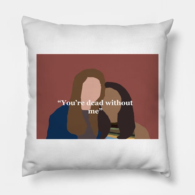 Sam and Deena (Fear Street) Pillow by ThePureAudacity