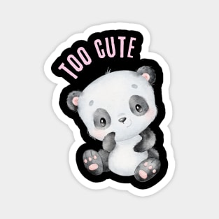 Smart Cookie I'm Cute and I know it Sweet little panda cute baby outfit Magnet